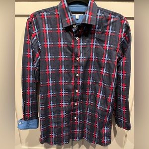 2 SHIRTS - Isaac Mizrahi Boy’s Shirts (Size L 16)